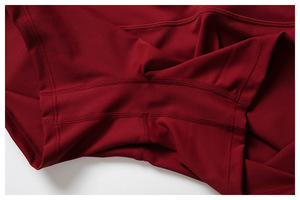 Nouvel ensemble de yoga personnalisé avec logo pour femmes, coupe ajustée, taille révélée, manches mi-longues, adapté pour le fitness en plein air, la course à pied et les sports - Product Image 6