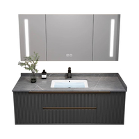 2025 OEM Ensemble Complet de Meubles de Salle de Bain Juerte Moderne Comprenant Table, Armoire, Panneau, Lavabo et Robinet pour Salle de Bain