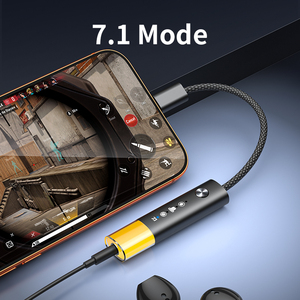 Convertisseur audio <span class=keywords><strong>USB</strong></span>-C AUX Décodeur HiFi DAC <span class=keywords><strong>USB</strong></span> C Prise jack 3,5 mm Amplificateur <span class=keywords><strong>casque</strong></span> MH657B 32 bits 384 kHz 384 kHz Câble - Product Image 3