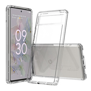 Pour <span class=keywords><strong>Google</strong></span> <span class=keywords><strong>Pixel</strong></span> 7 Pro Hd transparent 1.5mm <span class=keywords><strong>étui</strong></span> de téléphone ultra-mince quatre coins airbag <span class=keywords><strong>étui</strong></span> anti-chute pour <span class=keywords><strong>Google</strong></span> <span class=keywords><strong>Pixel</strong></span> <span class=keywords><strong>6A</strong></span> - Product Image 1