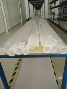 Tubo rettilineo in Ptfe ad alta temperatura tubo di estrusione te tubo di stampaggio tubo di plastica grande tubo in Ptfe stampaggio