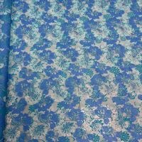 Prix usine flocage bas maille paillettes fleur broderie robe de soirée africaine tissu dentelle de mariage pour les femmes robe