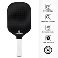 Raquette de pickleball personnalisée FT FT07, fibre de carbone T700, 16 mm d'épaisseur, 160 g, ronde