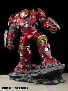 Estatuas <span class=keywords><strong>de</strong></span> Iron Man MK44 <span class=keywords><strong>de</strong></span> Marvel <span class=keywords><strong>de</strong></span> alta calidad, tamaño real 1/2, para decoración. - Product Image 6
