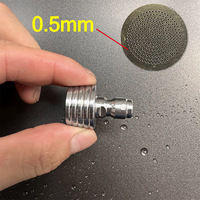 Pistolet de lavage de voiture à connexion rapide 1/4, buse de pulvérisation en acier inoxydable pour arrosage de jardin et lavage de pneus, modèle DZHT