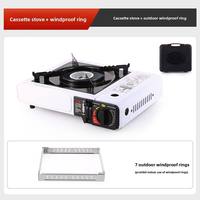Réchauds de camping portables à gaz magnétique manuels en métal pour la vente en gros, accessoires de camping, réchaud à cassette pour fondue