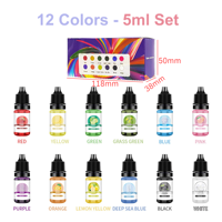 Spécialisée dans la production de concentré de couleur universel de 12 couleurs, pâte de couleur de colle AB de résine époxy UV transfrontalière