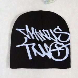 Bonnet d'hiver pour hommes en gros, 100 % acrylique, casquette de sport Y2K, bonnet jacquard tricoté, bonnets jacquard personnalisés - Product Image 2