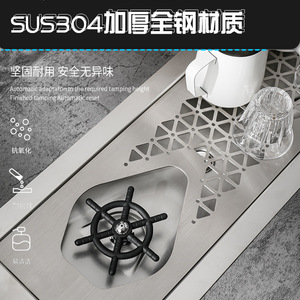 Lave-tasses automatique en acier inoxydable Kafei Shi pour bars, cafés, salons de thé, magasins de thé au lait, design moderne et simple - Product Image 2