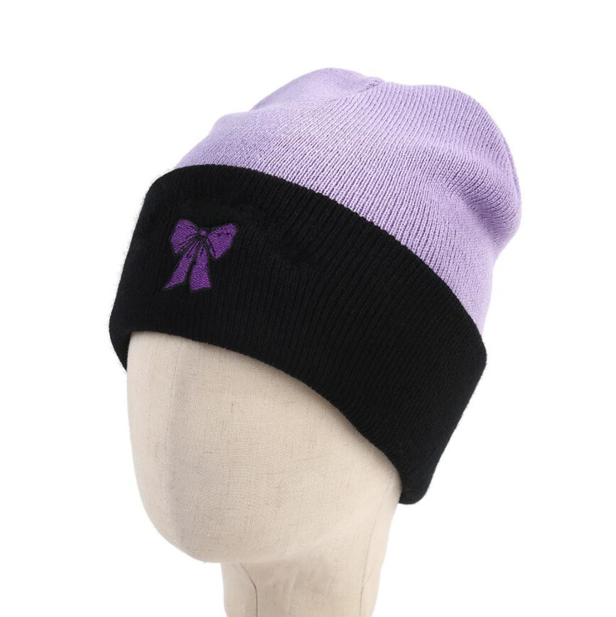 Black+light purple