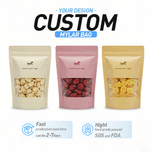 Bolsas de Embalaje de Alimentos y Especias con Cierre Hermético, de Papel Kraft con Ventana Transparente y Logotipo Impreso - Product Image 3