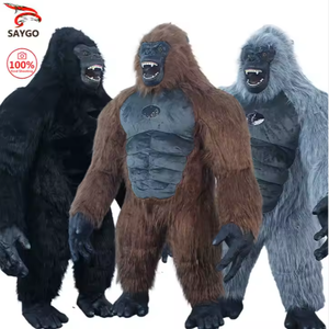Disfraz de mascota <span class=keywords><strong>King</strong></span> <span class=keywords><strong>Kong</strong></span> inflable de <span class=keywords><strong>gorila</strong></span> realista <span class=keywords><strong>gigante</strong></span> 2/2.6/3M disfraces de Anime inflados <span class=keywords><strong>gorila</strong></span> para vestido de eventos - Product Image 1