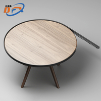 Profilé de bordure en alliage d'aluminium Dafuxin moderne en forme d'arête de poisson pour carrelage et plinthes, installation facile pour la décoration commerciale
