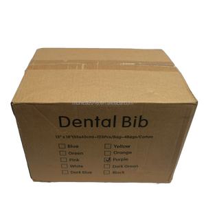 Vente en gros d'usine, bavoir dentaire médical jetable étanche pour dentiste/bavoirs dentaires colorés pour <span class=keywords><strong>orthodontie</strong></span> - Product Image 4