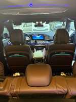 Table de siège arrière pour voiture GLS GLE, porte-gobelet RGB, charge sans fil, bureau pliable pour siège arrière pour Mercedes-Benz