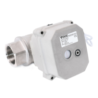 Vanne à boisseau sphérique motorisée OEM TONHE IP67 ROHS CE DN32 DN40 DN50 normalement fermée NC 12-24V/AC230V SS304 pour le contrôle de l'eau