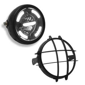 <span class=keywords><strong>Faro</strong></span> de motocicleta 12V 40W 7 pulgadas <span class=keywords><strong>redondo</strong></span> LED proyector <span class=keywords><strong>faro</strong></span> aluminio negro ajuste Universal haz alto/bajo - Product Image 1