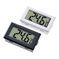 Pantalla de termómetro LCD Digital integrada para nevera interior acuario hogar termómetro probador medidor Sensor