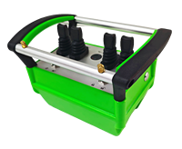 Télécommande de grue à quatre joysticks sans fil, portée 500m, étanche IP68, construction métallique, vente directe usine