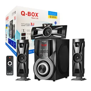 Q-BOX Q-1003 Speaker 8 Hoofer Baru Pengeras Suara Multimedia 7.1 Sound Bar