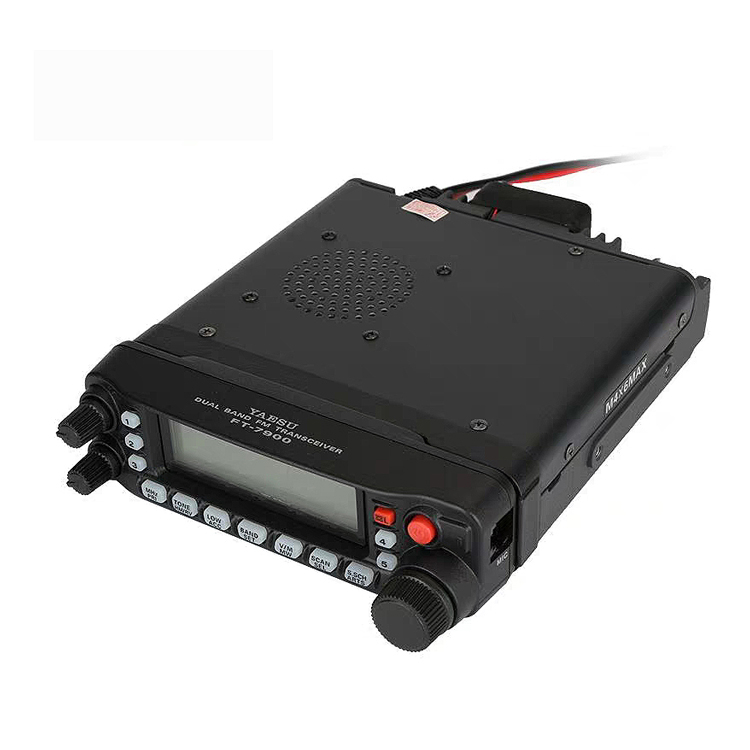 Yaesu 50W çift bant telsiz UHF VHF Ham mobil taban radyo FT