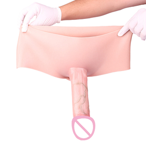 Enorme Siliconen Realistische Dildo Slipje Realistische Strap-On Dildo Penis Broek Seksspeeltjes Mannen Homo Lesbische G-Spot Effen Holle Dildo - Product Image 6