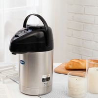 Termo de Viaje de Acero Inoxidable de Doble Pared con Bomba de Vacío, 2L/2.5/3/3.5, Marca Solidware, 2026