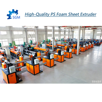 Nouvelle Extrudeuse Automatique Avancée de Plaques de Mousse EPS Contrôlée par PLC, Moteur 260 kW, Pompe 380 V, Écologique, Haute Performance, Shandong
