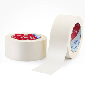 Cinta de Papel Crepé Acrílica Personalizada de una Cara, Resistente a los Rayos UV y a la Temperatura, Blanca y Beige, para Pintar en el Hogar - Product Image 2
