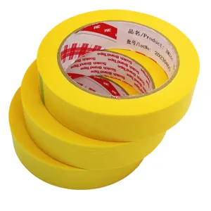 Automotive Car High Temperature 244 Tapeautomotive Yellow 1in Masking Tape