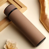 500ml en acier inoxydable Thermos sous vide thermique bouteille d'eau peinture en caoutchouc nouveau classique voyage anti-déversement