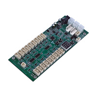 Panel de Control de Cerraduras de Amplio Voltaje 9-30V, Placa de Control de Cerraduras Solenoides de 18 Canales para Armario de Almacenamiento Inteligente de Paquetes