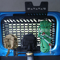 Support d'extension tactique en alliage d'aluminium pour vitre arrière Jimny JB74 avec porte-bagages et support d'extension