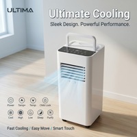 Climatiseur Électrique Portable - Déshumidification et Purification Uniquement - Télécommande - Écran Tactile - Qualité Export USA