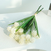 Bouquet de 18 têtes de fleurs artificielles d'allium, fleurs d'oignon réalistes pour la décoration de la maison, des tables de mariage et des vases