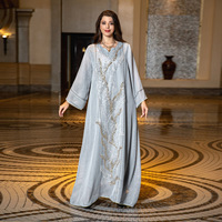Robe de soirée musulmane pour femmes, Abaya Jalabiya, robes longues de soirée, paillettes, Abayas marocaines, Kaftan, Islam, Vestidos, robe longue arabe