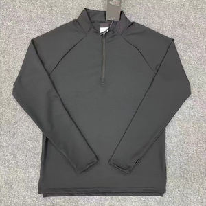 Nouvelle veste de sport fitness demi-zip à manches longues respirante et réfléchissante pour la course et l'entraînement de basketball en polyester - Product Image 2
