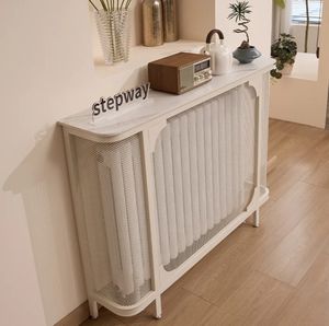 L'étagère <span class=keywords><strong>au</strong></span>-<span class=keywords><strong>dessus</strong></span> du <span class=keywords><strong>radiateur</strong></span> de la <span class=keywords><strong>table</strong></span> d'entrée est recouverte d'une longue bande de décoration murale pour l'armoire d'entrée - Product Image 3