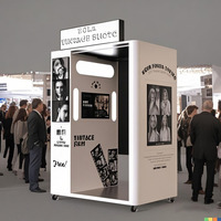Machine Distributrice de Cabine Photo Tout-en-Un Personnalisable Logiciel Coque Logo Fournisseur de Haute Technologie à Distance Vente Chaude