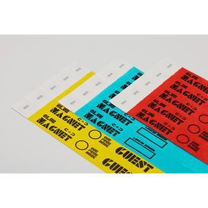 สายรัดข้อมือ AnyWristband ราคาประหยัดสำหรับการตรวจสอบการเข้าถึง สายรัดข้อมือ TYVEK สีพื้น ขนาด 25 มม. (1 นิ้ว) พร้อมโลโก้แบบกำหนดเอง - Product Image 1