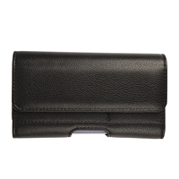Pochette XL en cuir PU pour téléphone portable, porte-monnaie, porte-clés, porte-cartes de crédit, sacoche de ceinture classique, étui de téléphone portable à fermeture magnétique pour voyage