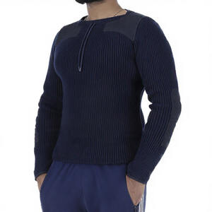 Suéter Azul Elegante para Hombre Kevin – Jersey de Punto Premium, Suave y Cálido para Invierno, Estilo Casual/Formal - Product Image 2