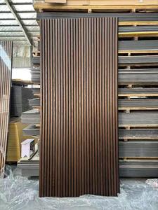 Smoke Oak 3D PVC Panel Tường-phong cách trang trí âm thanh bằng chứng tấm gỗ nội thất tường trang trí Acoustic Board ván cho mở-kế hoạch - Product Image 4