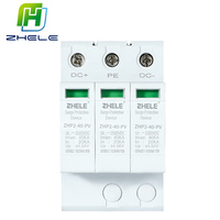 Parafoudre solaire photovoltaïque 2P 3P 500V 600V 800V 1000V 1500V 20/40KA, dispositif de protection contre les surtensions CC