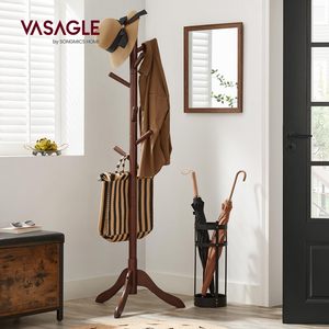 Áo khoác quay giá freestanding với 3 kệ và 9 Móc áo cây cho phòng ngủ - Product Image 1