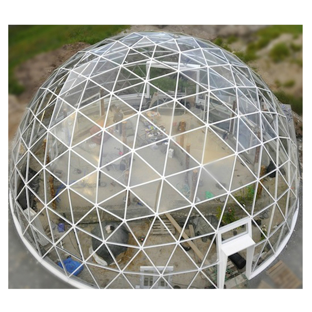 Hot Sell Galvanized Steel Frame Dome Roof Glass Hall Steel Structure