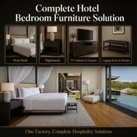 Ensemble de meubles pour chambre d'hôtel, meubles de suite d'hôtel de luxe moderne, meubles de chambre d'hôtes, fabricant de meubles d'hôtel sur mesure