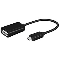 Kabel Adaptor Micro V8 Usb Male ke USB 2.0 Female Otg untuk Ponsel Android