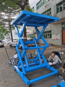 منصة رفع كهربائية ثابتة بسعة 2000 كجم، طاولة رفع هيدروليكية مقصية - Product Image 3