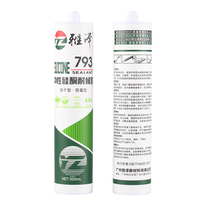 Scellant silicone neutre <span class=keywords><strong>Yaze</strong></span> 793 300ml, durcissement rapide, résistant aux intempéries, anti-fongique, pour la construction - Product Image 1